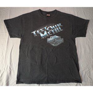 Harley-Davidson San Juan Puerto Rico 2012 Motorcycle Black Shirt Size Large